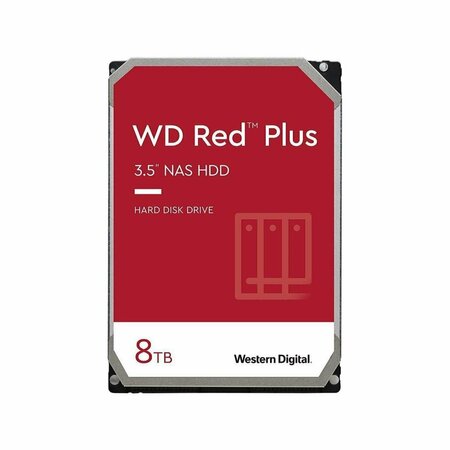 VIRTUAL Red Plus 8TB 5640 RPM 128MB Cache SATA 6.0GBs 3.5 in. Internal Hard Drive VI3651378
